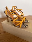 Baldowski sandały na wysokim obcasie