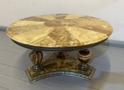 WYTWORNA OKRĄGŁA ŁAWA BAROKOWA ONYKS  TRANSPORT CAŁA PL