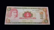 NIKARAGUA 5 Cordobas 1995 P80 UNC