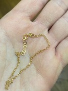 Łańcuszek ze złota na ręke