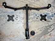 SOLIDNY UCHWYT NA DWA MONITORY REGULOWANY BIURKOWY UNIWERSALNY VESA 10-32"