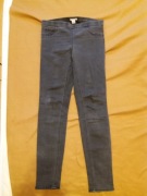 Szare tregginsy rurki H&M 40 L 