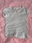 Biała bluzka z H &M na 10 lat