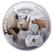 NOSOROŻEC CZARNY, Seria: SOS dla świata - Zagrożone gatunki zwierząt