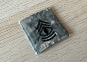 Naszywka - US Army - First Sergeant (E-8) (ACU) 1SG - (Hook & Loop)