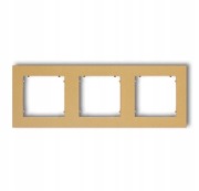 Ramka potrójna Karlik MINI złoty 29MR-3