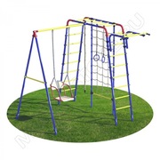 Plac zabaw dla dzieci huśtawka ogrodowa z siatką