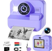 Edukacyjny termiczny aparat fotograficzny natychmiastowe drukowanie + 32gb