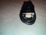 Przedłużacz szeregowy RS232 D-SUB 9-pin wtyk