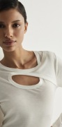 Nowy longsleeve mieszanka wełny i lyocellu XL Reserved