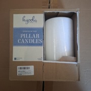 Zestaw 2 świec 10x20 cm 