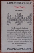 Czechow aforyzmy Książka