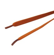 Elastyczne brązowe sznurówki z zapięciem na hak bez wiązania