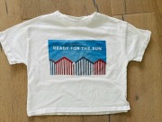 SUPER T-SHIRT ZARA, DOMKI, KRYSZTAŁKI,128,  49 ZŁ OKAZJA