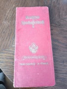 Książeczka Sparkasse Gleiwitz - Książeczka oszczędności Gliwice .