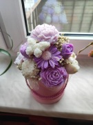 Flowerbox z świec sojowych 