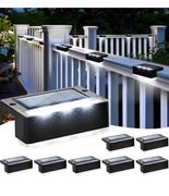 Solpex Lampy solarne do użytku na zewnątrz, 8 sztuk,Led