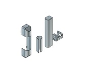 Komplet osłonek do starszego typ zawiasów FEWB - okna pcv