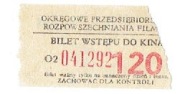 Bilet do Kina, Kwota 120zł 