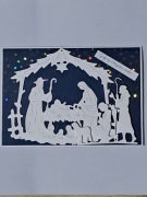 Kartka Bożonarodzeniowa, ręcznie robiona