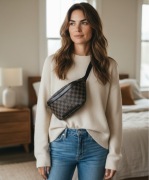 TOREBKA NERKA NOWA BRĄZ EKO SKÓRA 