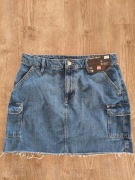 Mini Jeansowa F&F, Nowa z Metką, Rozmiar 42 (14)