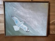 Obraz Mewa malowany farbami olejnymi