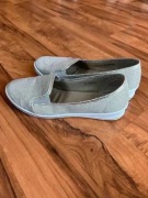 Materiałowe Buty na niewysokim obcasie 41