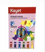 PISAKI ZMYWALNE FLAMASTRY KAYET KIDS 6 szt.