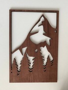 Drewniane Panele Dekoracyjne Widok na Tatry, dekoracje , prezent