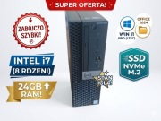 Szybki Dell OptiPlex 5070 SFF | i7-9700 | 24GB RAM | Win 11 Pro | Stan BDB