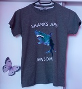 T-shirt szary rozm 134