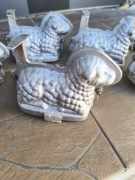 Stara forma Baranek Wielkanocny Prl– odlew aluminium ,retro do pieczenia 