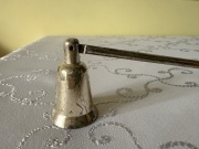 Wygaszacz do Świec Vintage Metalowy Gasidło z Długim Uchwytem 32 cm Retro