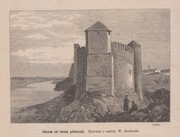 Chocim - 1884r. - Zamek, drzeworyt