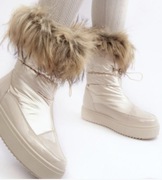 Śniegowce damskie firmy Big Star Ocieplane rozmiar 37 Futerko 