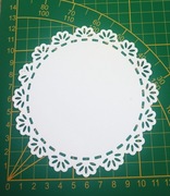 Papierowe scrapki - serwetka okrągła duża