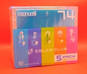 Minidisc Maxell Colour Collection 74 5 szt.