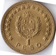 URUGWAJ 1 peso 1965, KM# 46, AU