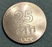25 Lack IKEA Kraków 2009 moneta zastępcza