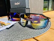 Okulary SunGod Velans 2 szyby 8KO Gold mirror + fotochrom 8KO Iris HV Blue