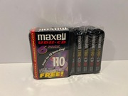 6 kaset MAXELL UDII-CD110, chrom (type II), Case Logic Storage