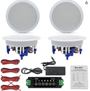 Zestaw 4 głośników sufitowych Herdio HCS528BT, Bluetooth, wodoodporne