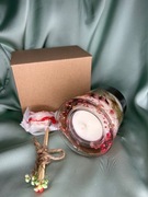 świeca w oryginalnym świeczniku