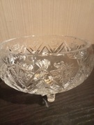 Kryształowa duża misa 