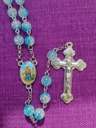 Śliczny Różaniec z kamieni naturalnych.Jak na zdjęciu.