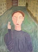 J. Jeżewicz- Spacer ulicami/80/60cm