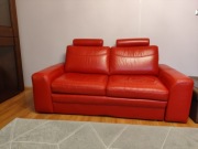 Komplet 3 mebli skórzanych helvetia furniture soleo 