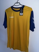Koszulka sportowa Hummel – żółto-granatowa