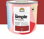 Beckers It's Simple HEART mat 2,5L farba plamoodporna
